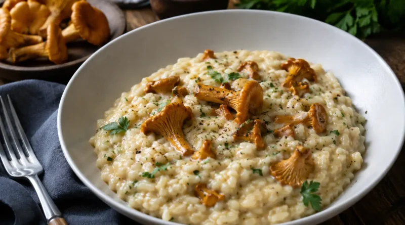 eierschwammerlrisotto