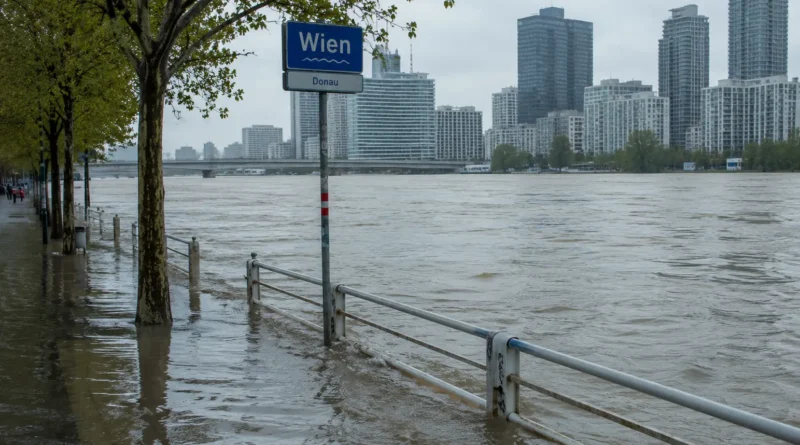 hochwasser wien